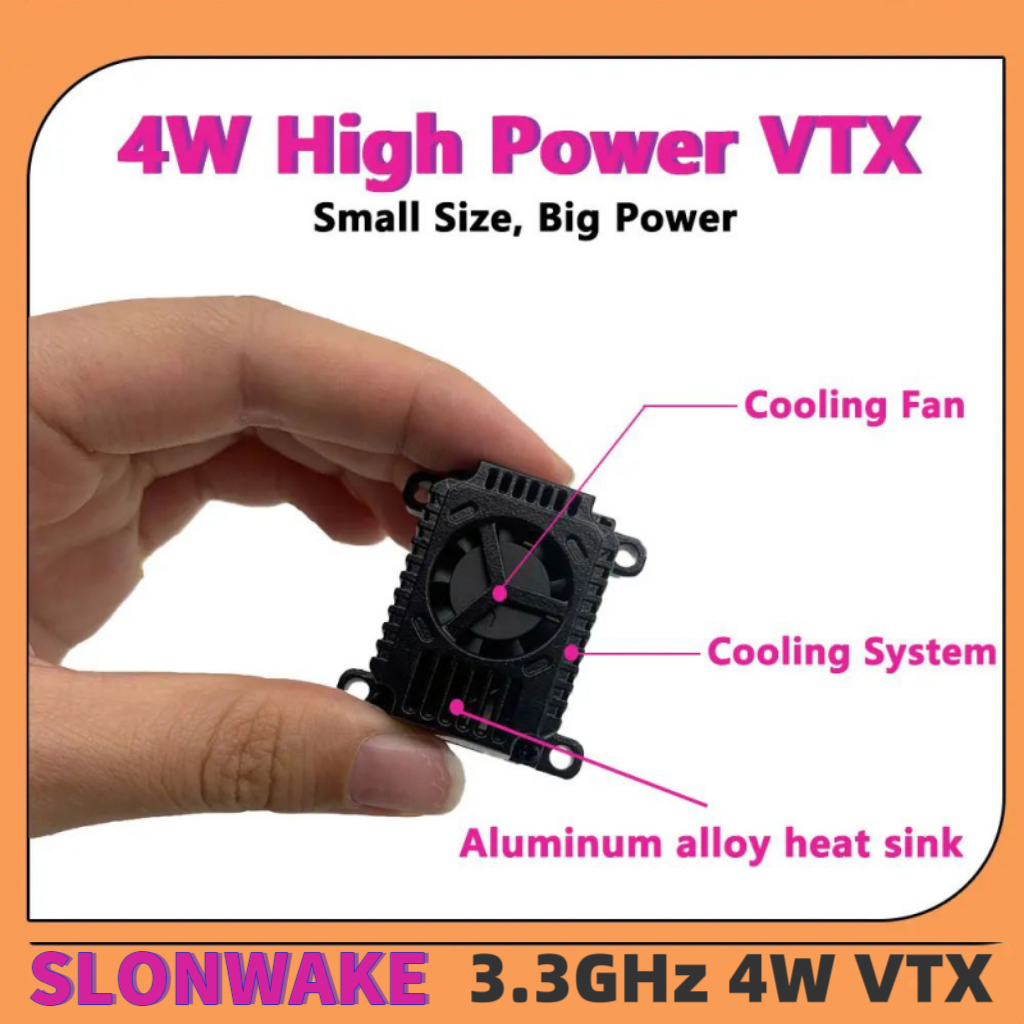 SLONWAKE FPV 3.3G 16CH 4000mW  - Fpv Drone Receiver avaliação e preço