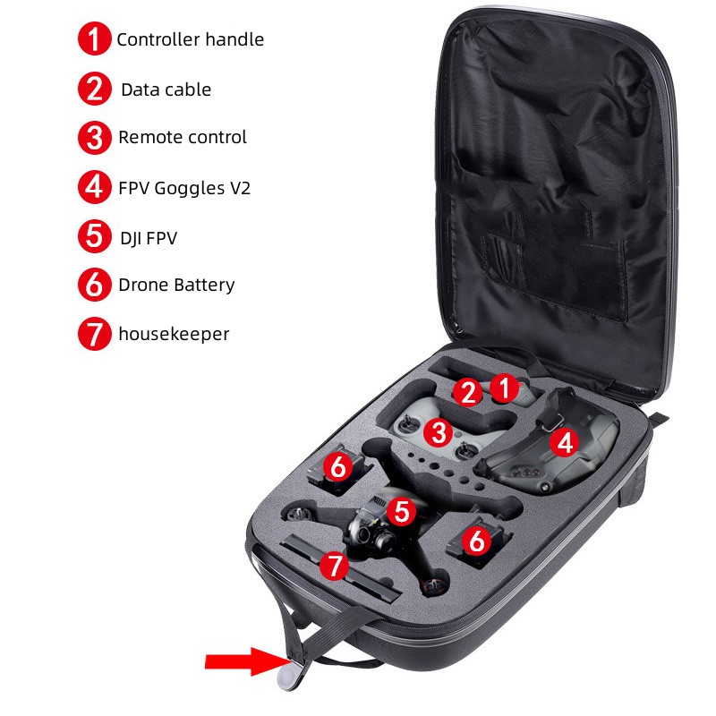 Backpack Hard Case EVA Liner S - Fpv Drone Bag avaliação e preço