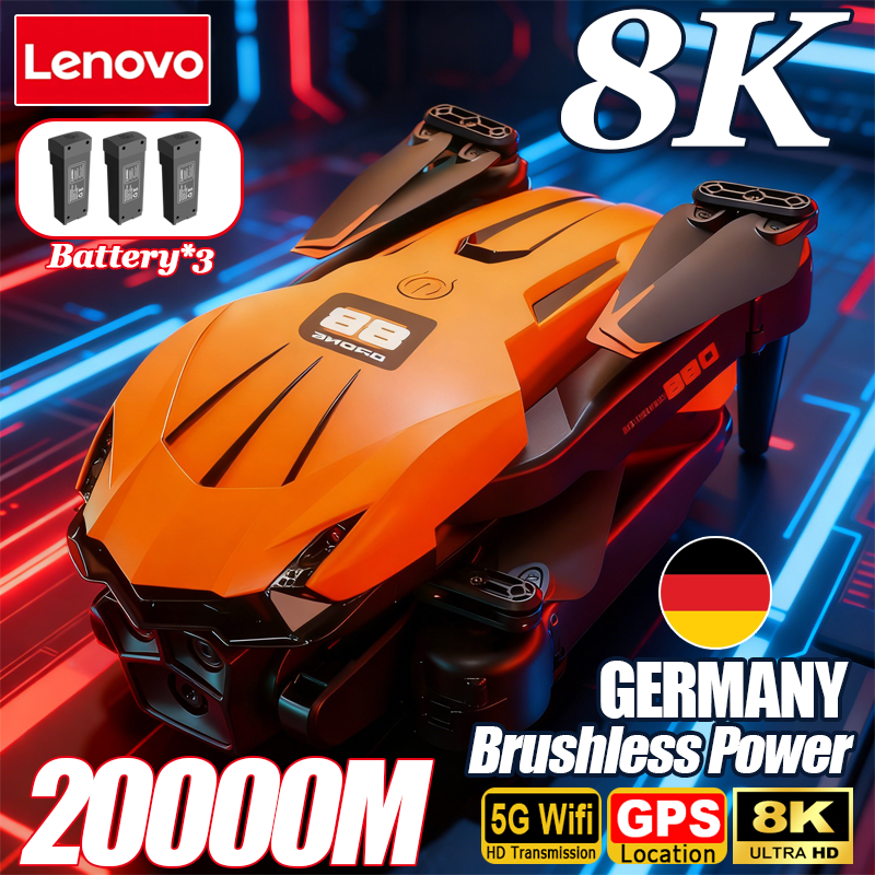 Lenovo D88 Drone 8K Aerial HD  - Fpv Drone Charger avaliação e preço