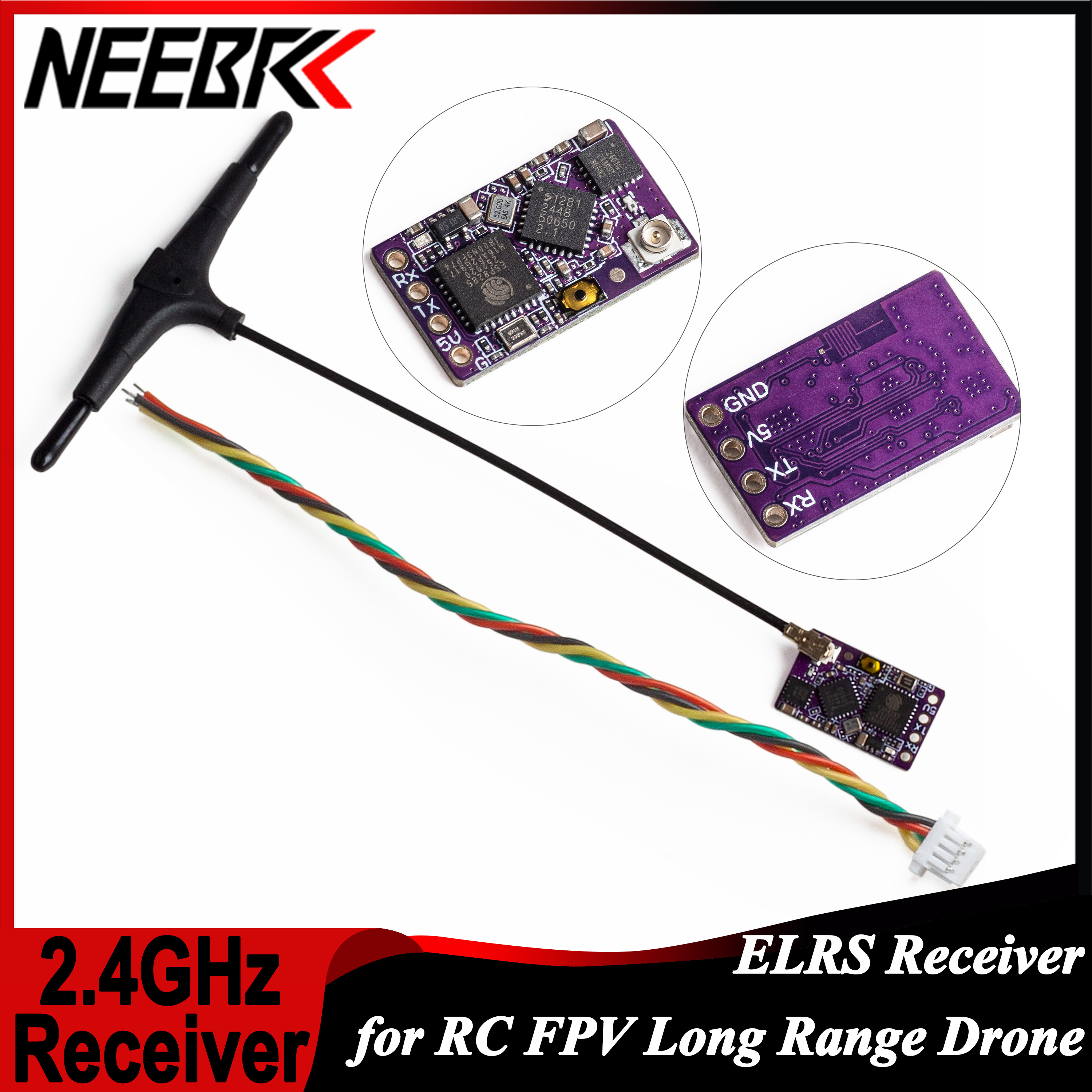 1/2/5/10PCS ELRS 2.4GHz RX Lon - Fpv Drone Quadcopter avaliação e preço