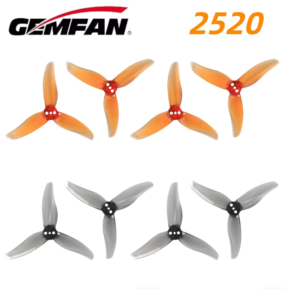 4Pairs Gemfan Hurricane 2520 2 - Fpv Drone Propeller avaliação e preço