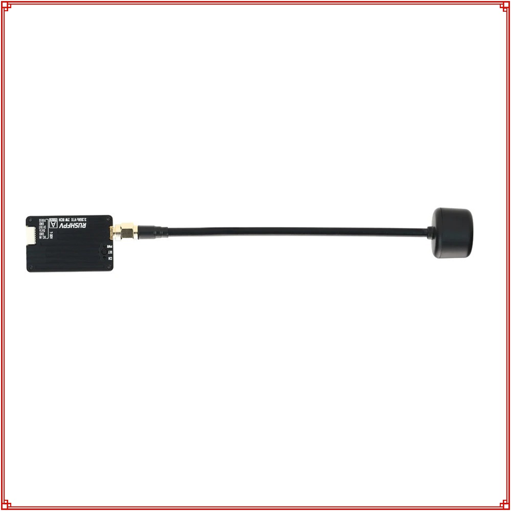 2026 New RUSHFPV 3.3G 2W VTX T - Fpv Drone Receiver avaliação e preço