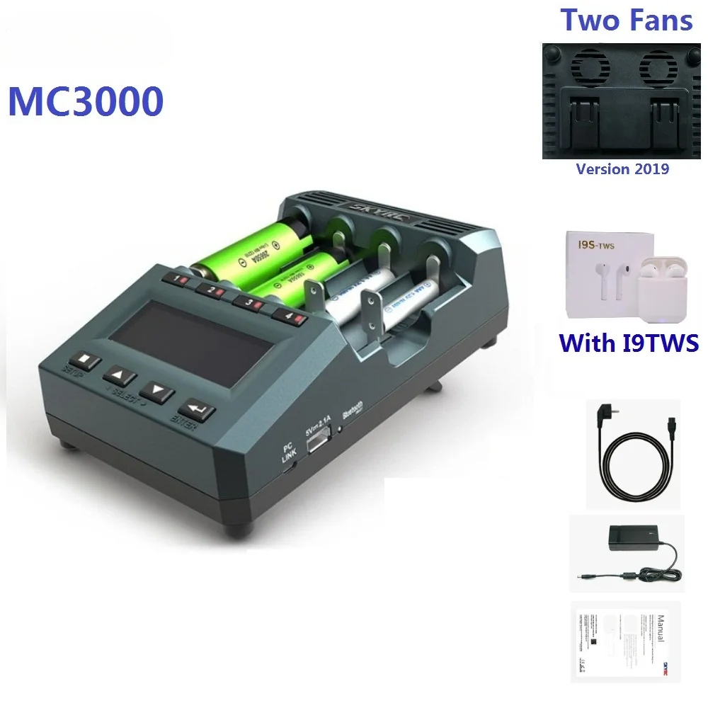 MC3000  Smart 4 Slots LCD Disp - Fpv Drone Charger avaliação e preço