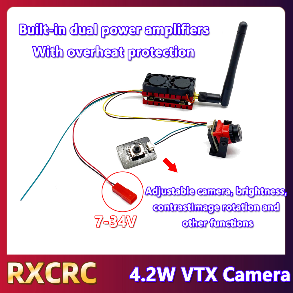 RXCRC 5.8G 48CH 4.2W High Powe - Fpv Drone Frame avaliação e preço