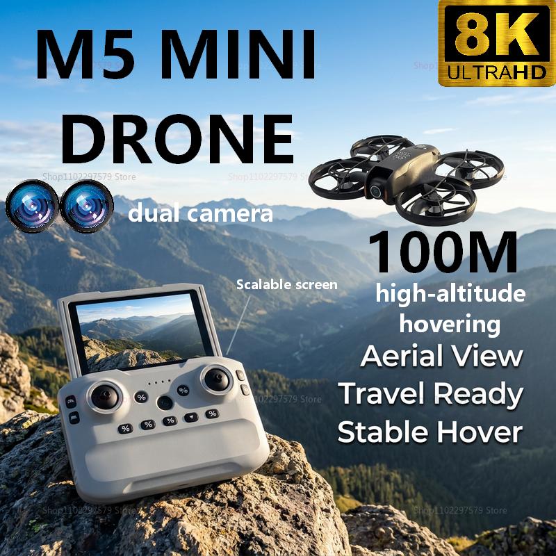 2026 New M5 Mini Drone 8K HD C - Fpv Drone Charger avaliação e preço