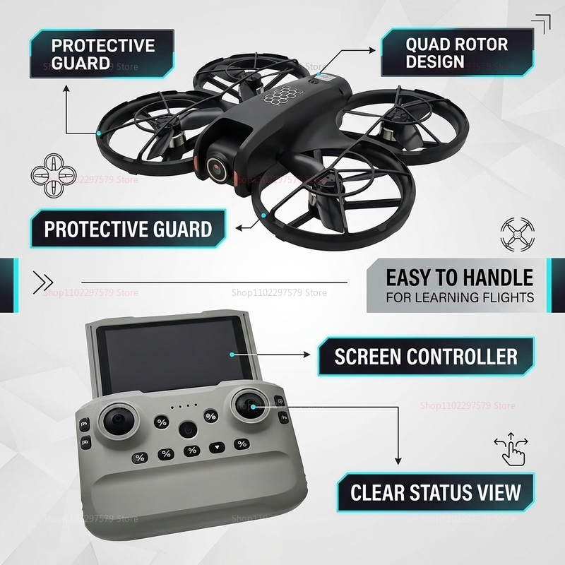 2026 New M5 Mini Drone 8K HD C - Fpv Drone Charger avaliação e preço