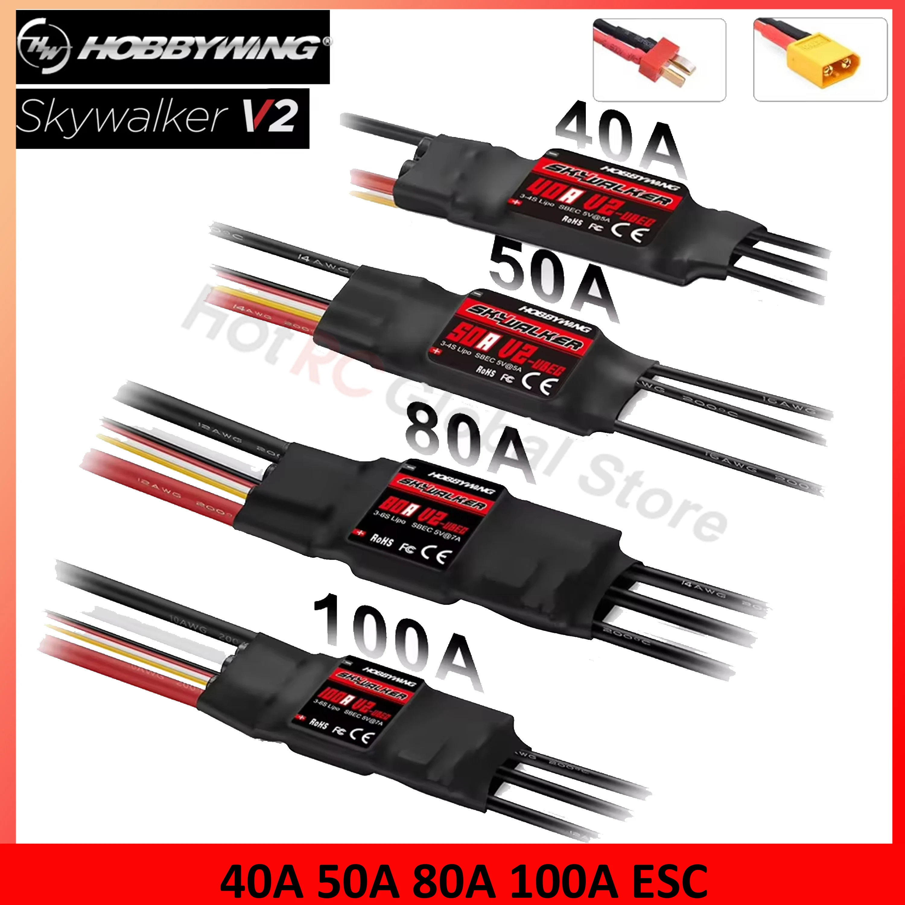 HOBBYWING Skywalker V2 Series  - Fpv Drone Esc avaliação e preço