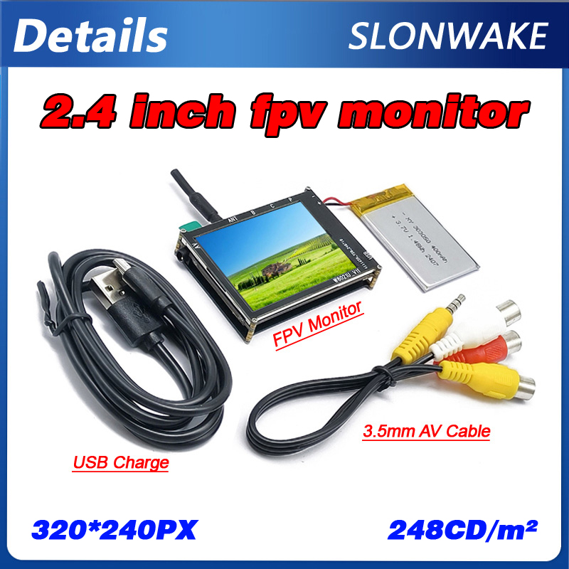 Micro 5.8G 56CH 2.4 Inch LCD 4 - Fpv Drone Flight Controller avaliação e preço
