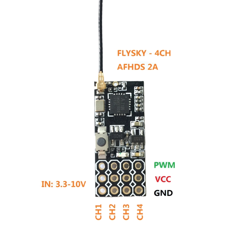 Flysky FS2A Mini Receiver 4CH  - Fpv Drone Battery avaliação e preço