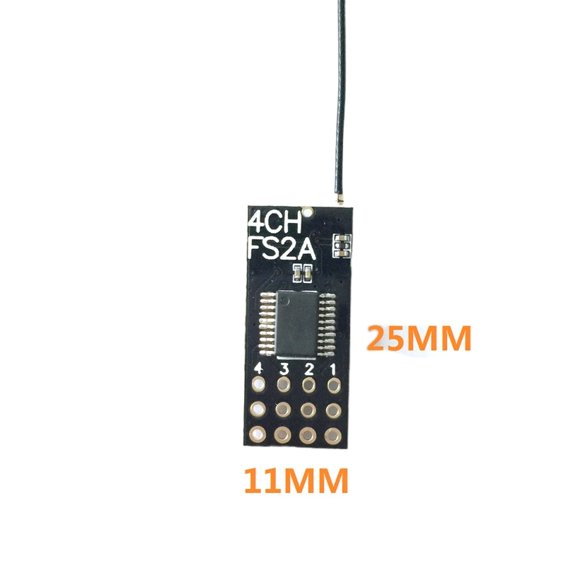 Flysky FS2A Mini Receiver 4CH  - Fpv Drone Battery avaliação e preço