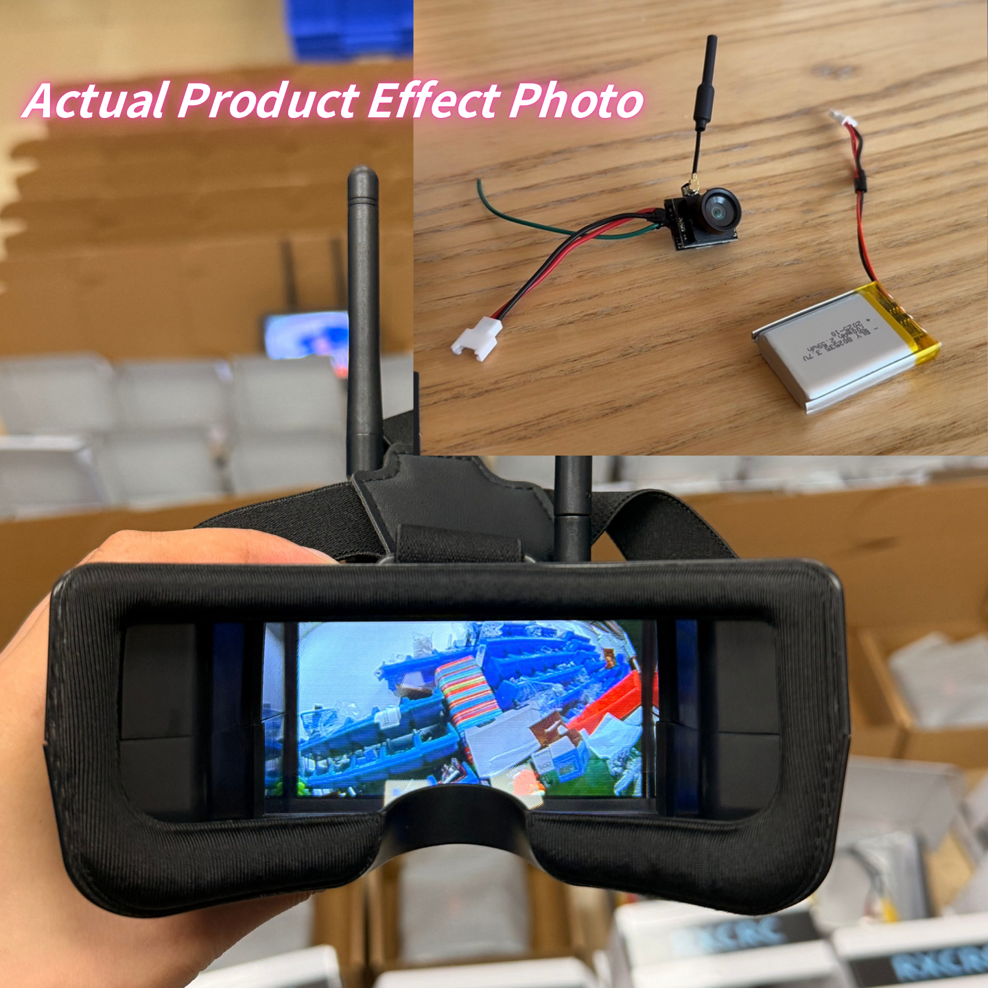 Slonwake 5.8G 48CH 200mW FPV D - Fpv Drone Receiver avaliação e preço