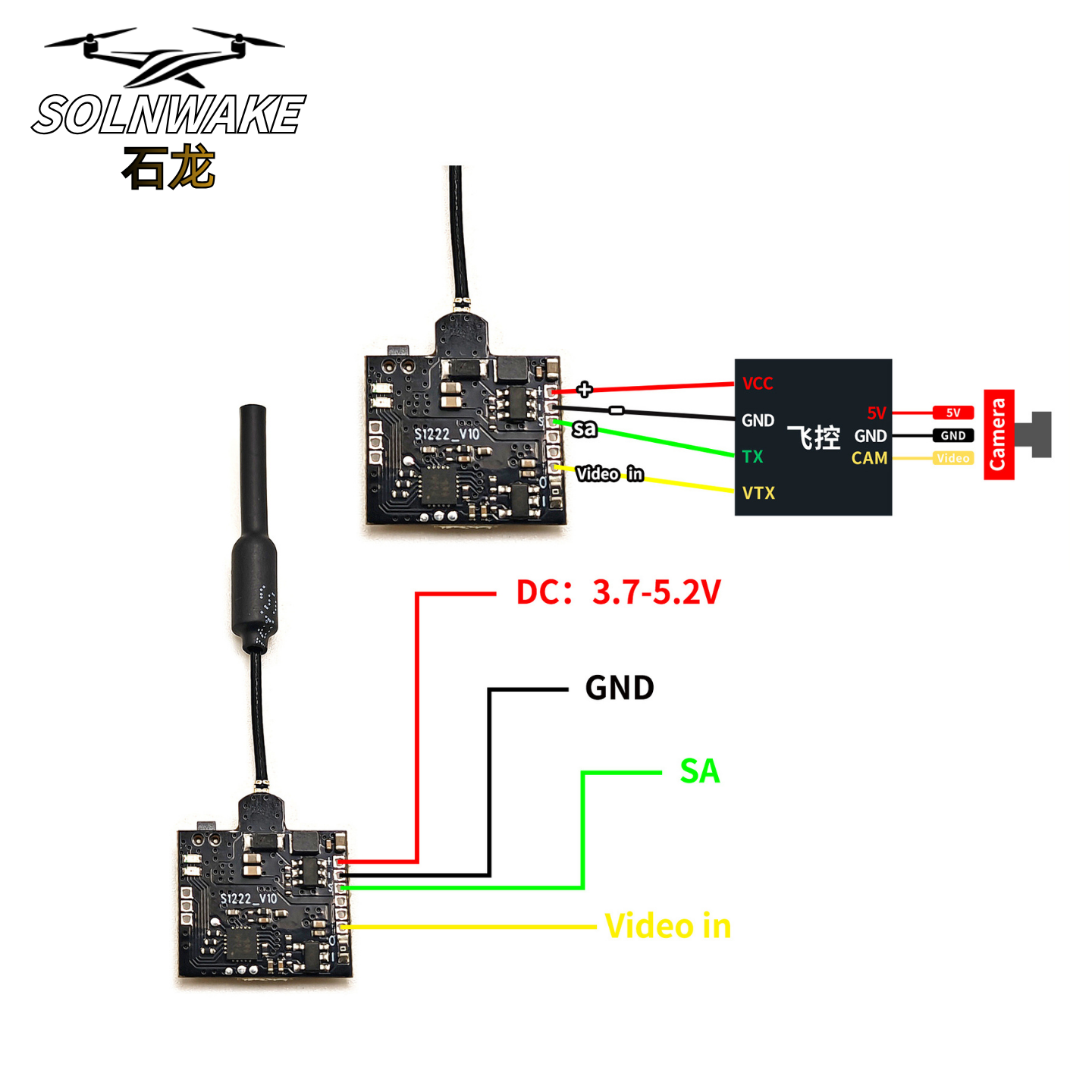 SLONWAKE Nano 5.8G 48CH 200mW  - Fpv Drone Receiver avaliação e preço