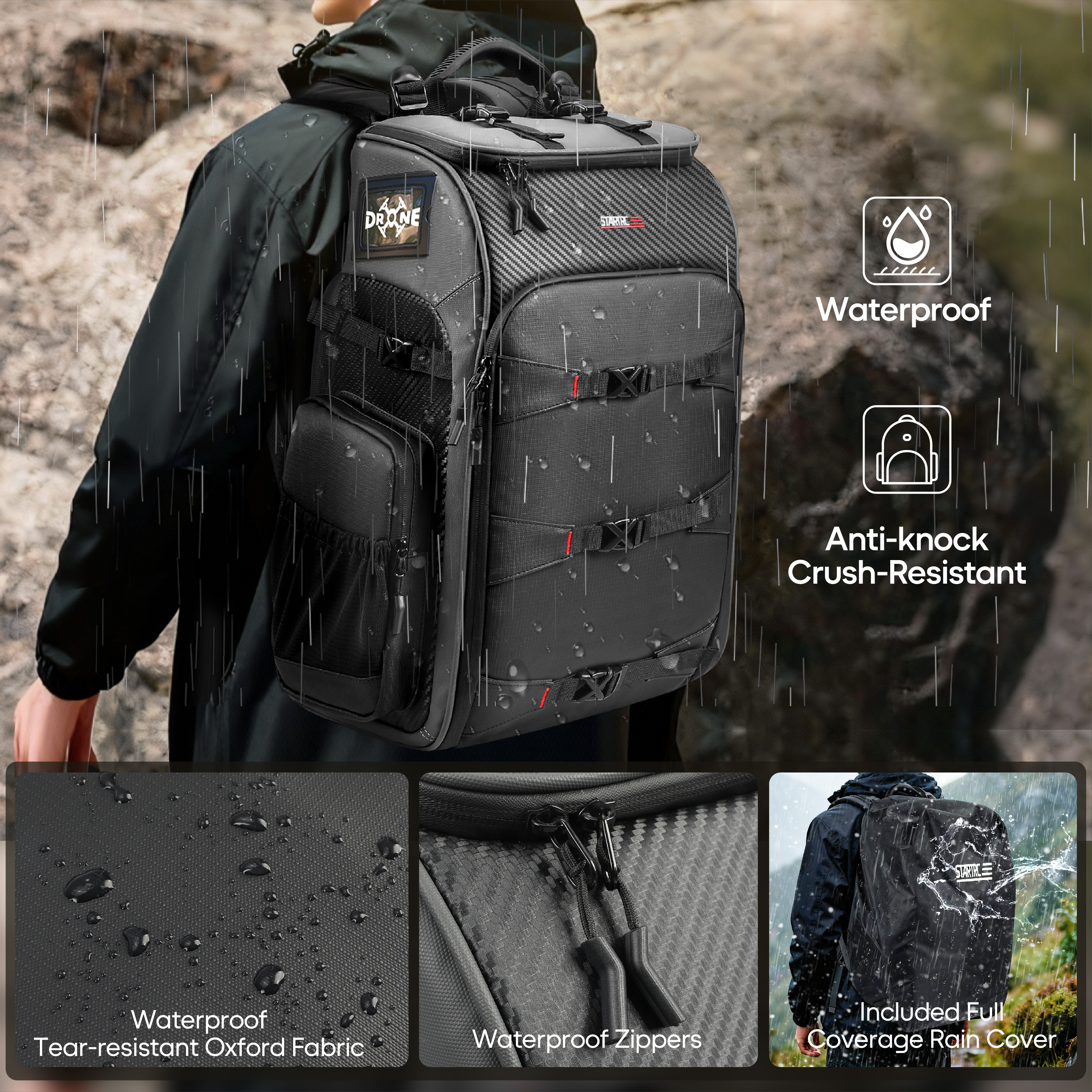 FPV Drone Backpack 40L Profess - Fpv Drone Bag avaliação e preço