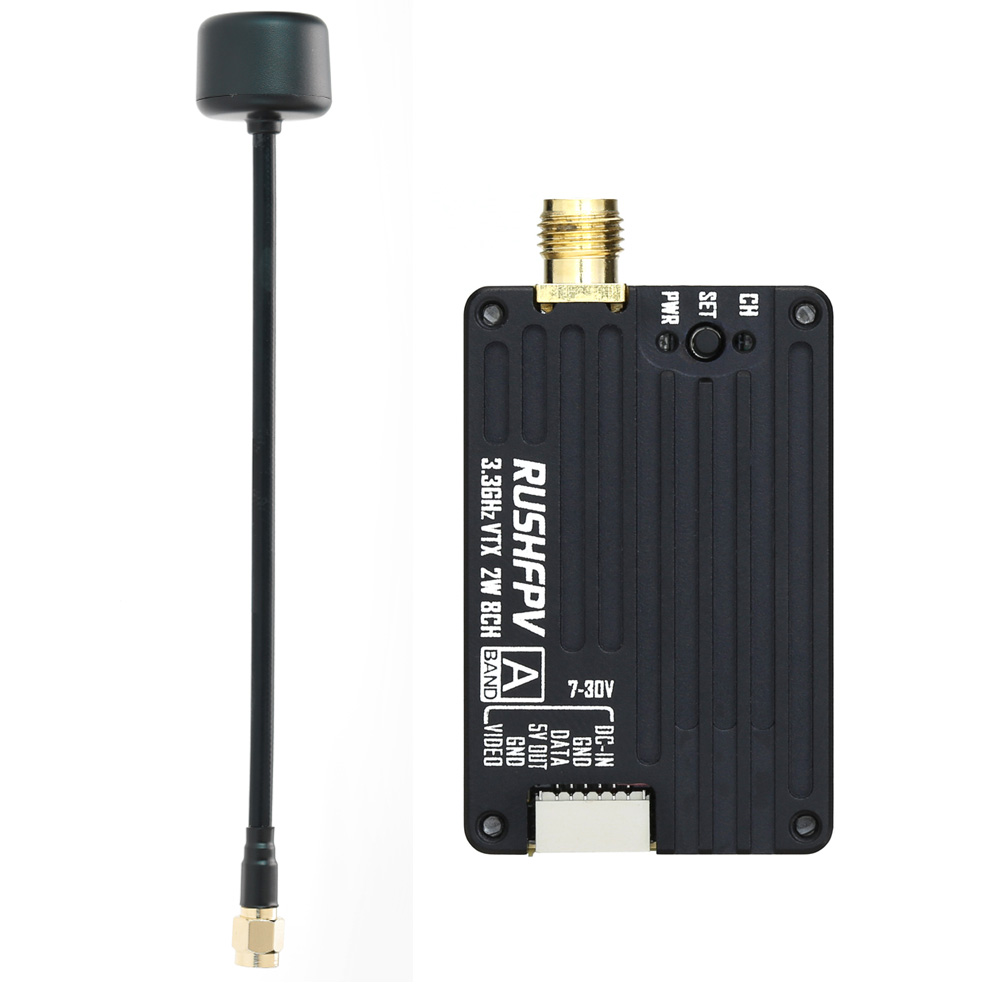 RUSHFPV 3.3G 2W VTX Transmitte - Fpv Drone Battery avaliação e preço