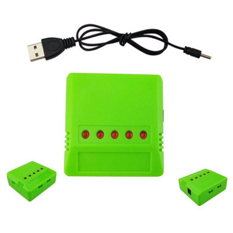 5PCS Cables And 1X 5 In 1 USB  - Fpv Drone Charger avaliação e preço
