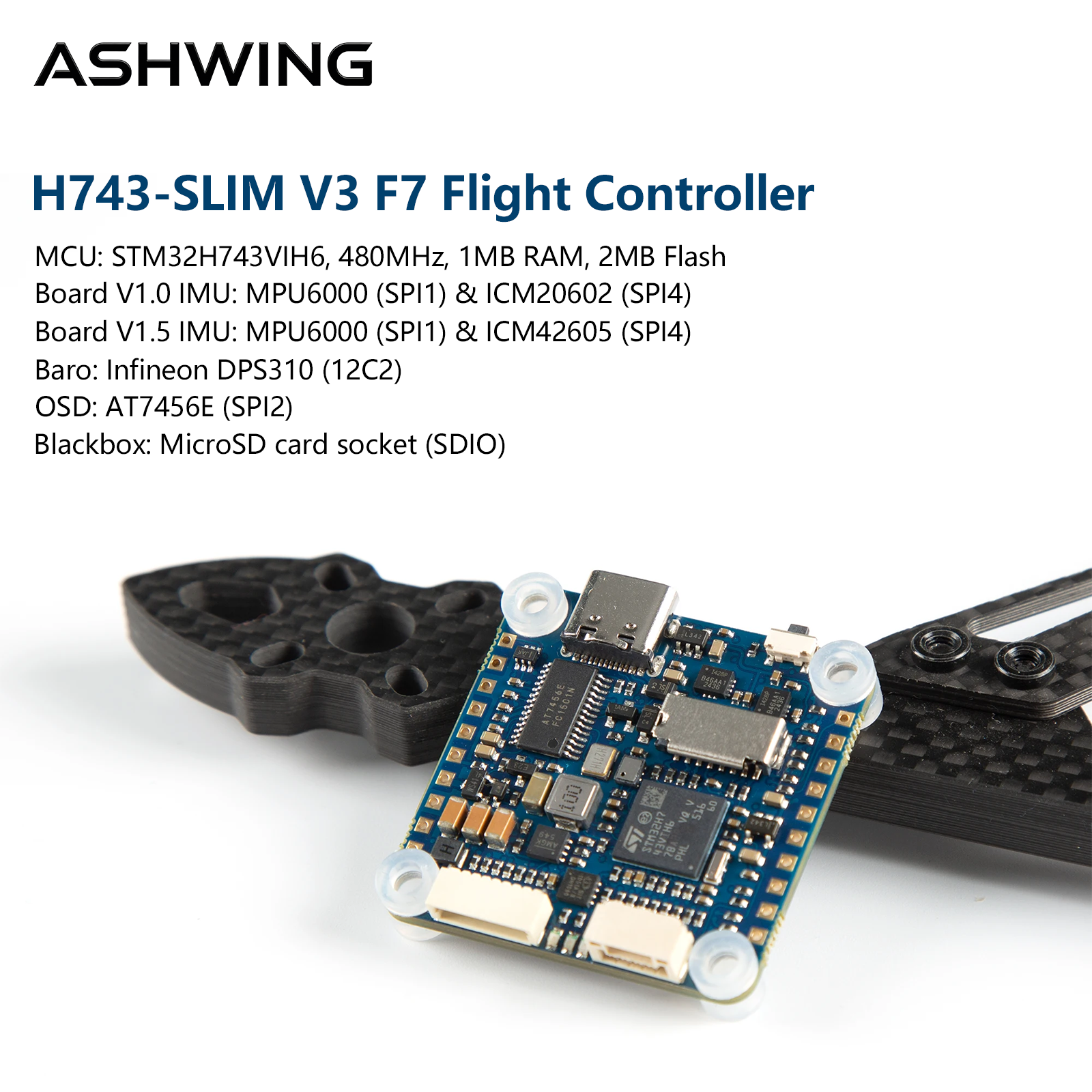 H743-SLIM V3 Flight Controller - Fpv Drone Flight Controller avaliação e preço