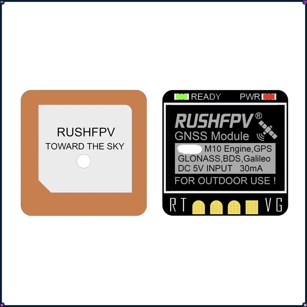 1-4Pcs RUSHFPV MINI M10 GPS Mo - Fpv Drone Antenna avaliação e preço