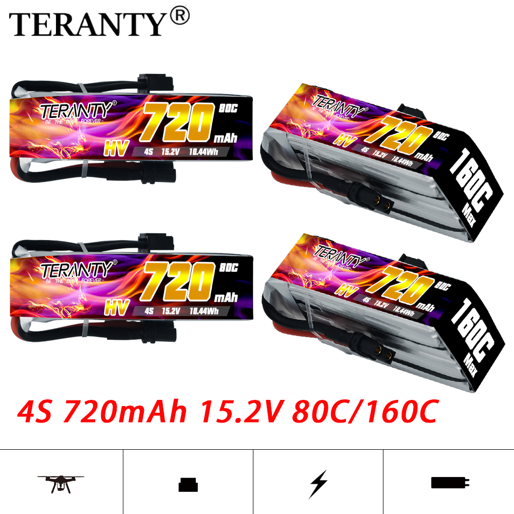 TERANTY 720mAh 4S 15.2V HV Lip - Fpv Drone Kit avaliação e preço