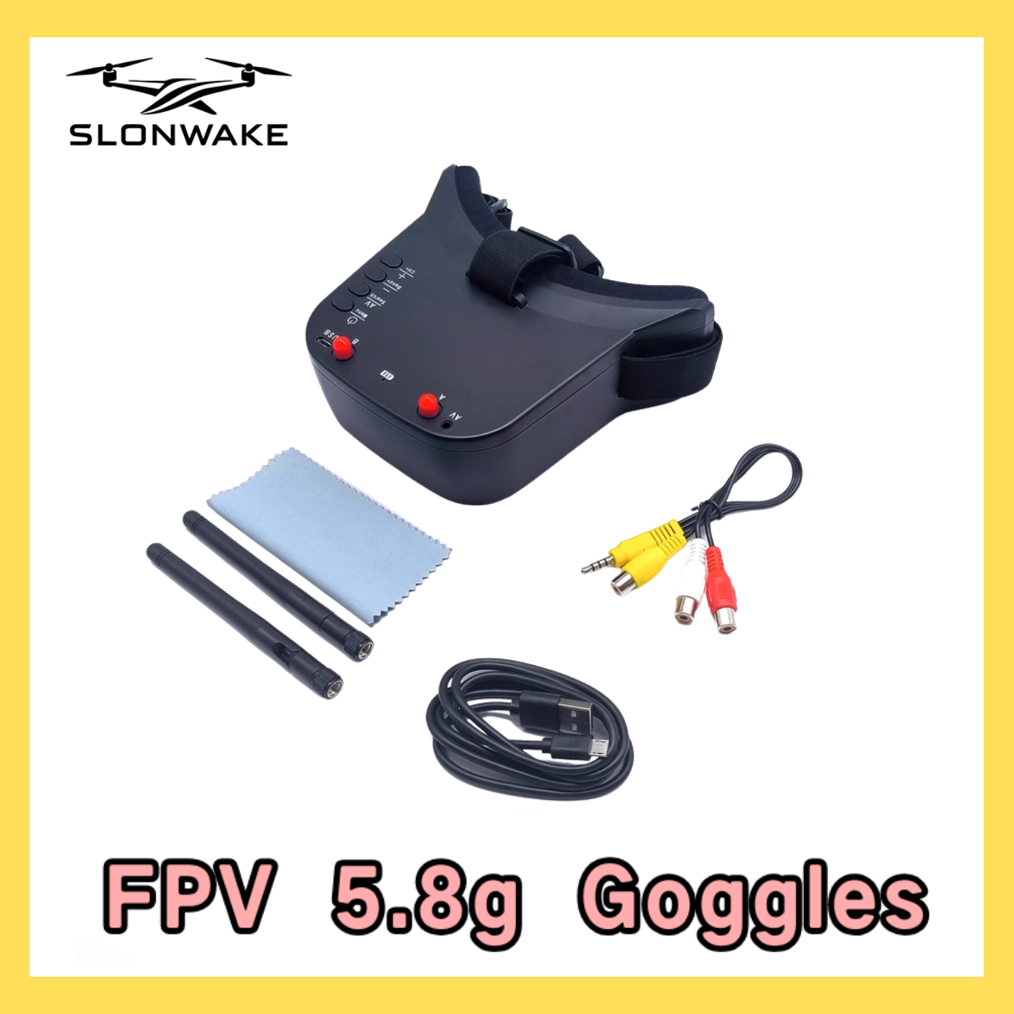 SLONWAKE 5.8G 48CH FPV 400mw V - Fpv Drone Frame avaliação e preço