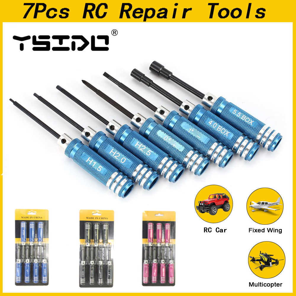 YSIDO 7Pcs 1.5 2.0 2.5mm Hex S - Fpv Drone Tool Kit avaliação e preço