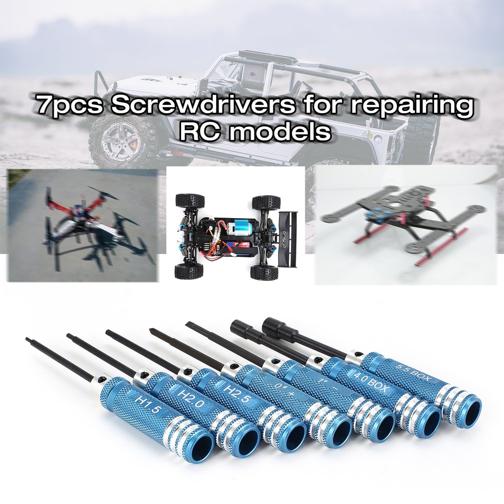YSIDO 7Pcs 1.5 2.0 2.5mm Hex S - Fpv Drone Tool Kit avaliação e preço