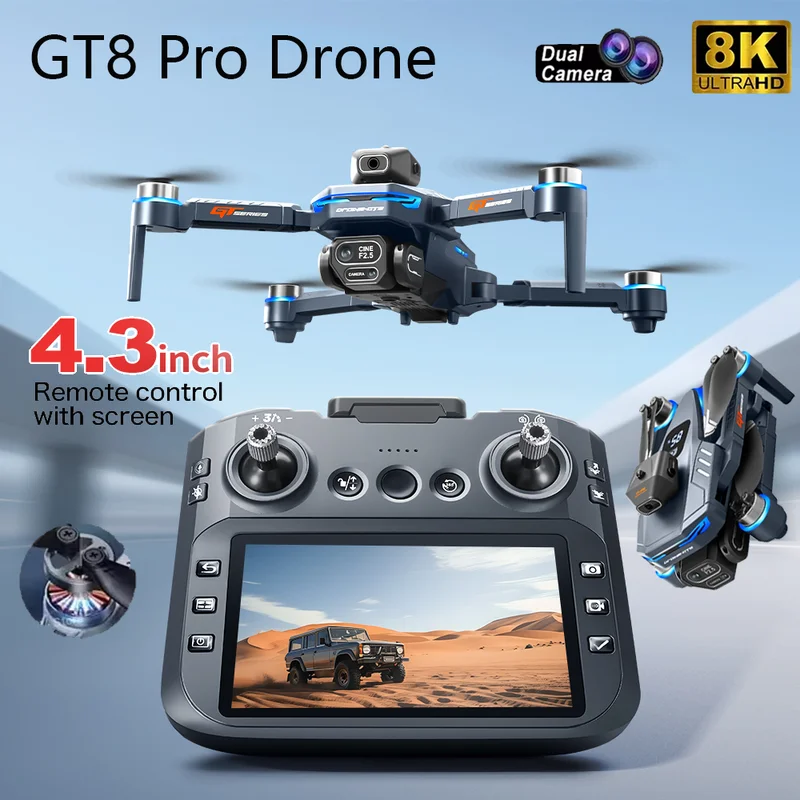 2026 New GT8 Drone GPS 8K Prof - Fpv Drone Charger avaliação e preço