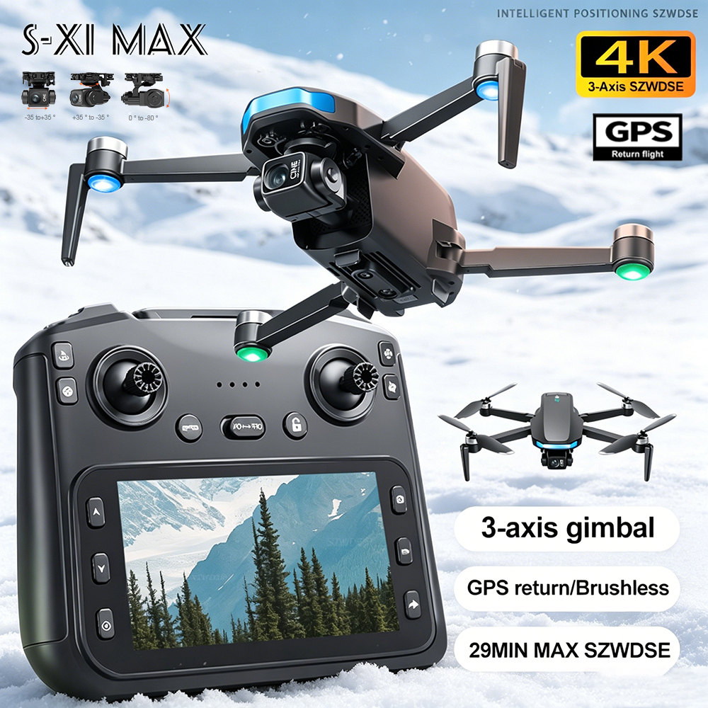 New S-X1 MAX Drone GPS 8K Prof - Fpv Drone Charger avaliação e preço