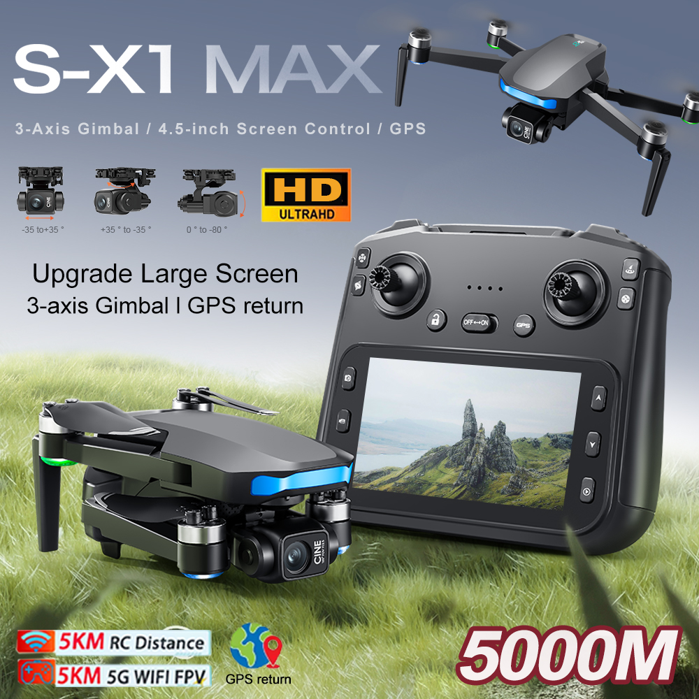New S-X1 MAX Drone GPS 8K Prof - Fpv Drone Charger avaliação e preço