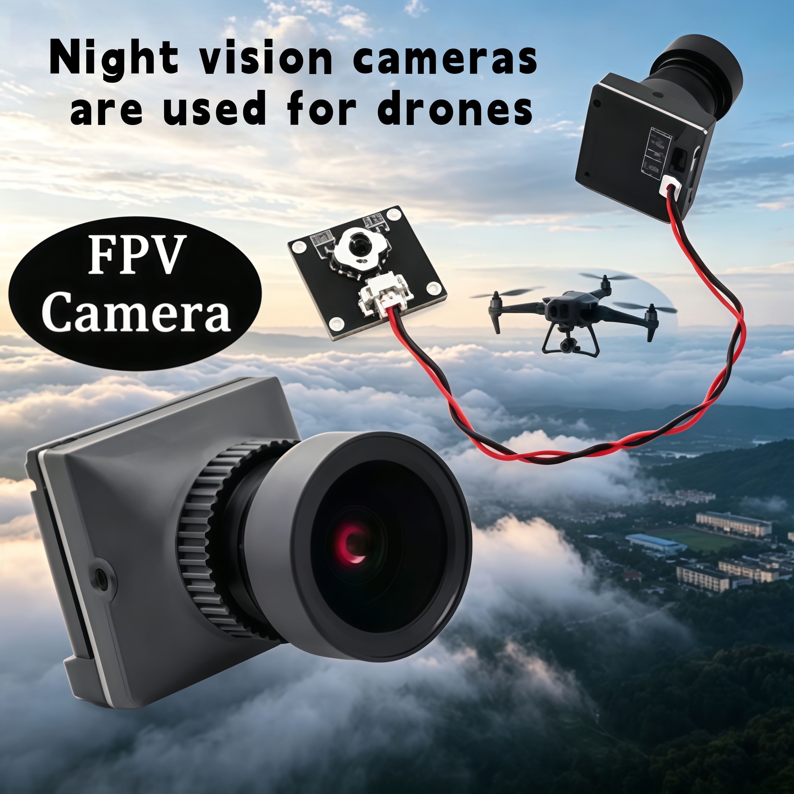 1500TVL HD CADDX Snail FPV Cam - Fpv Drone Camera avaliação e preço