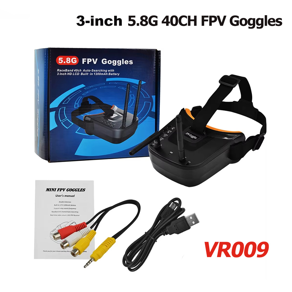 VR009 FPV Video Goggles 3Inch  - Fpv Drone Antenna avaliação e preço