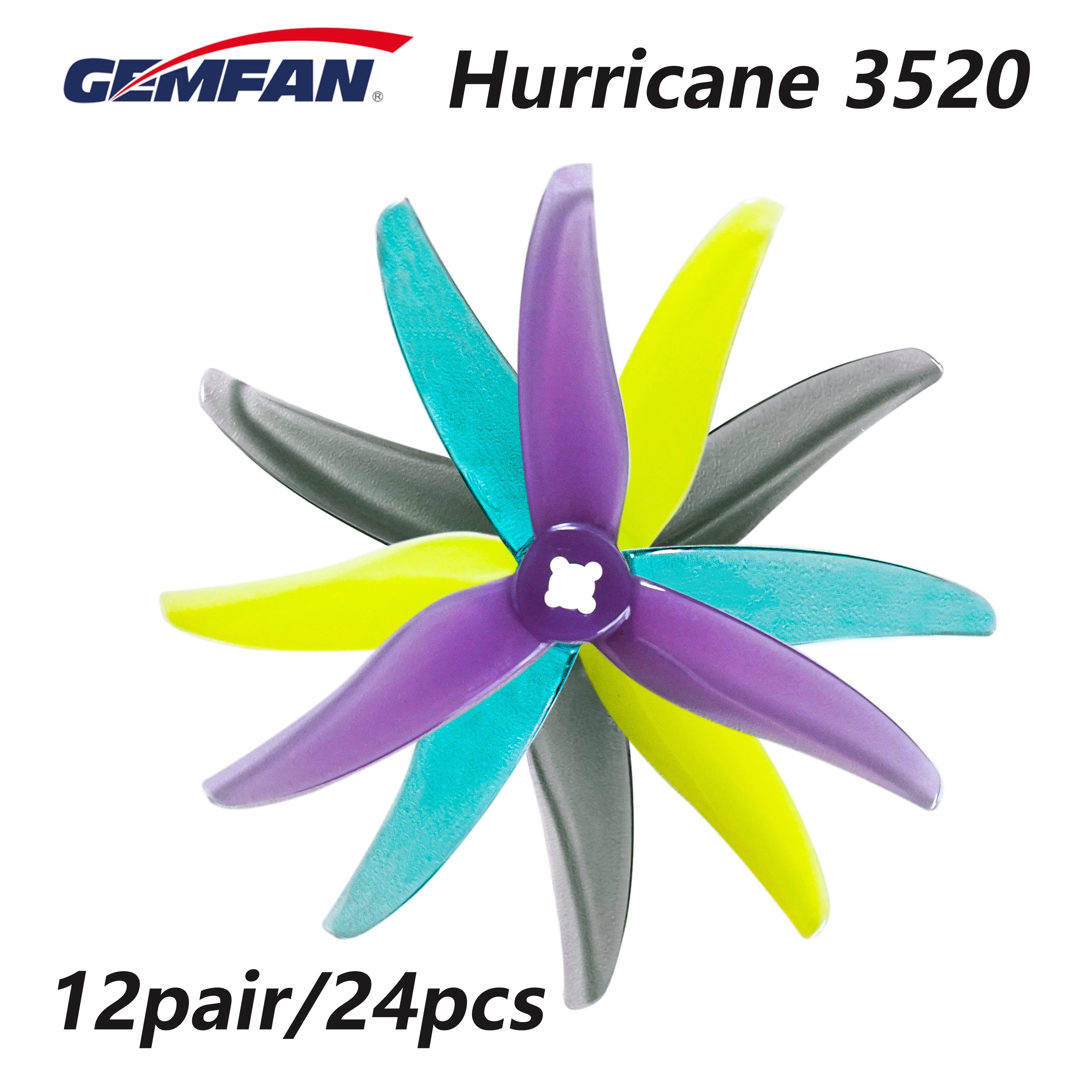 24pcs/12pairs Gemfan Hurricane - Fpv Drone Goggles avaliação e preço